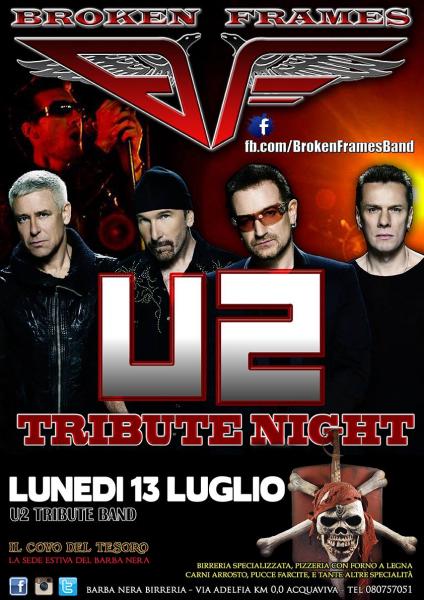U2 TRIBUTE NIGHT - BROKEN FRAMES U2 Tribute Band
