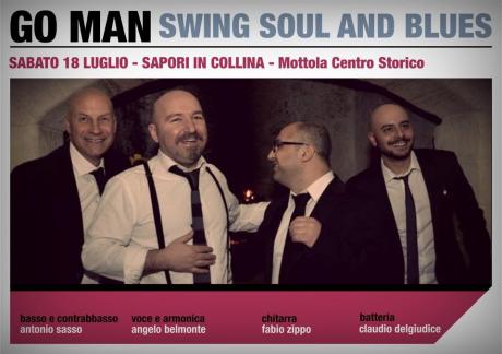 Sapori in collina con la Musica Swing e Soul dei Go Man