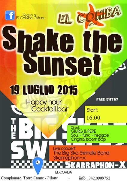 Shake The Sunset - dj set Giurg & Pepe - LIVE CONCERT: The Big Ska Swindle Band