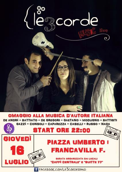 Le3corde - omaggio alla musica d'autore italiana