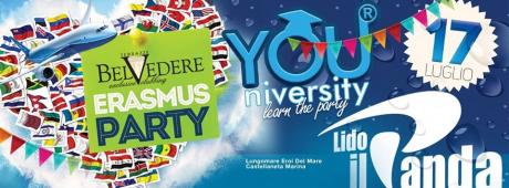 Venerdì 17 LUGLIO ❋ ERASMUS PARTY by YOUniversity ❋ LIDO IL PANDA