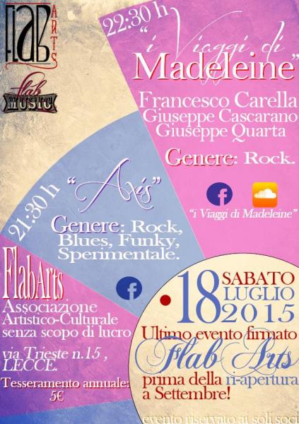 Axis e i Viaggi di Madeleine live at Flab Arts