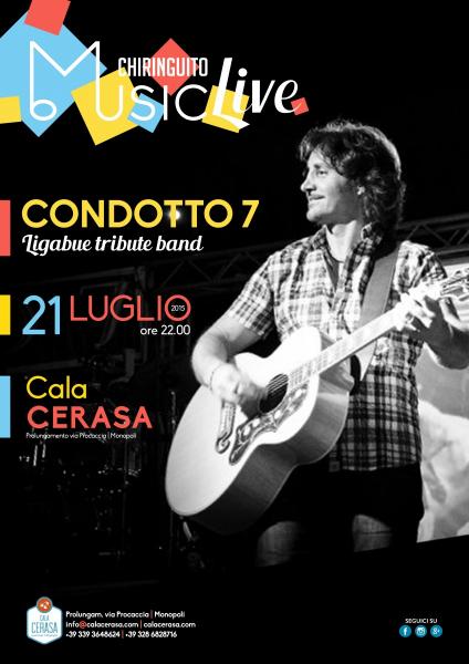 Chiringuito live music pres: Condotto7 (Ligabue Tribute band)