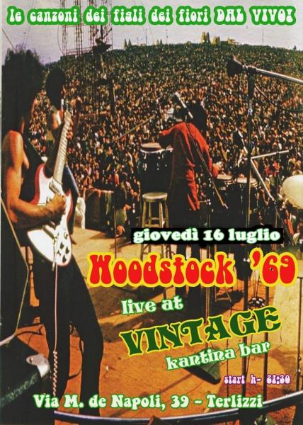 Woodstock '69 al New Vintage Kantina Bar