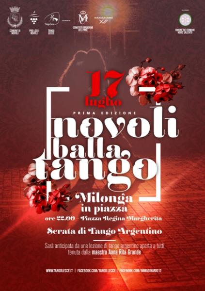 Tangueri del Salento a raccolta per "Novoli Balla Tango", si balla in piazza Regina Margherita