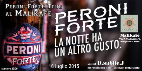 Peroni Forte Tour al Malikafè