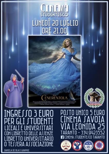 "Cenerentola", il film in rassegna al Cinema Savoia