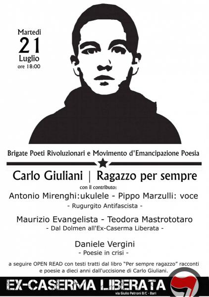 [21.07.2015] Carlo Giuliani, per sempre ragazzo