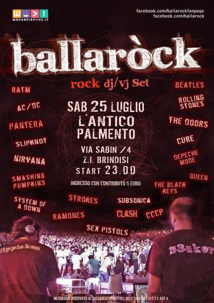 Ballarock a Brindisi. Inizia l'estate Ballaròck 2015.