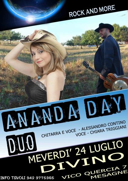 ANANDA DAY DUO al DIVINO Wine & Food - Mesagne