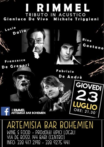 Tributo in Acustico a Fabrizio de Andre' Degregori Lucio Dalla