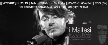 Tributo a FABRIZIO DE ANDRE' con i MALTESI