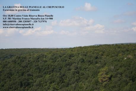La Gravina delle Pianelle al Tramonto