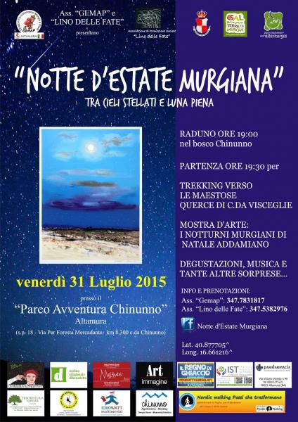 "Notte d'estate murgiana": tra cieli stellati e luna piena.