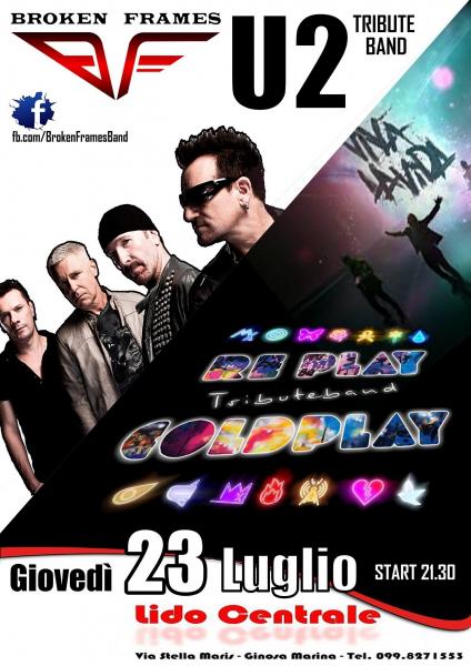 COLDPLAY & U2 NIGHT - Replay & Broken Frames LIVE