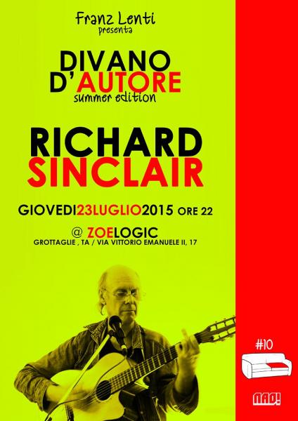 Divano d'Autore con Richard Sinclair