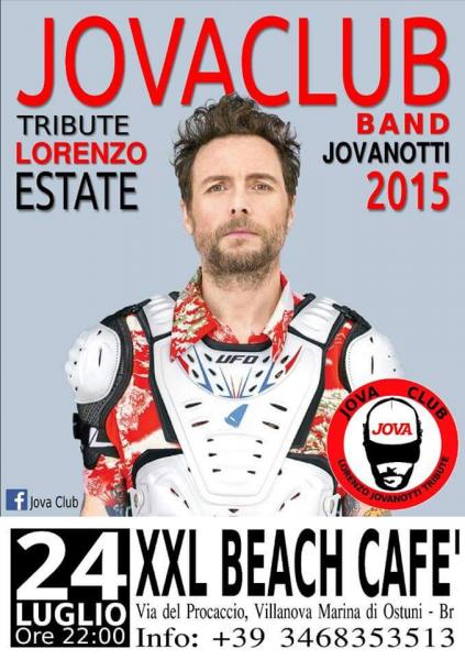 Jova Club Jovanotti Tribute at Xxl Beach Cafe