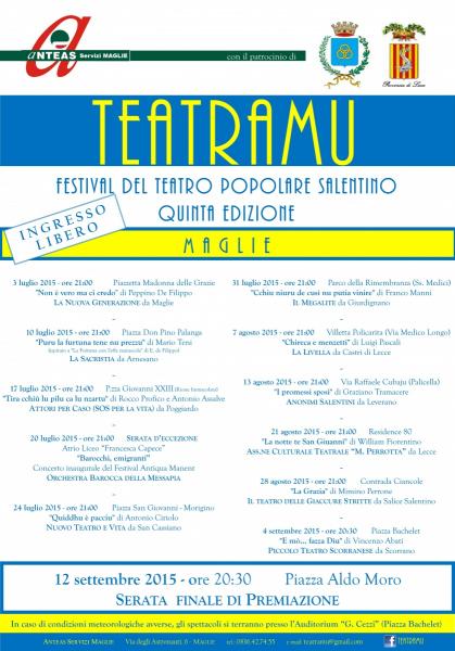 TEATRAMU 2015 - quarta serata
