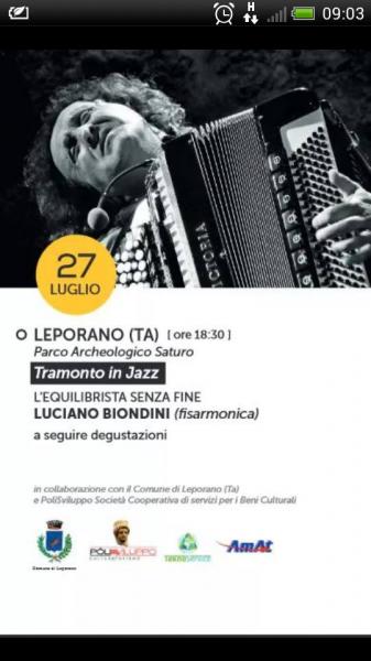 "Tramonto in Jazz". Locomotive Jazz Festival