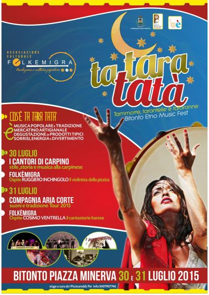 Ta.Tara.Tatà -tammorre,tarantelle e tataranne- Bitonto Etno Music Fest