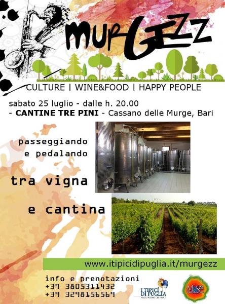 Carne arrosto, vigne e cantine, pasta fatta a mano e musica live.