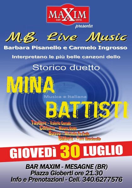 M&B Le più belle canzoni Mina e Battisti