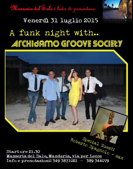 "A funk night with... Archidamo Groove Society"