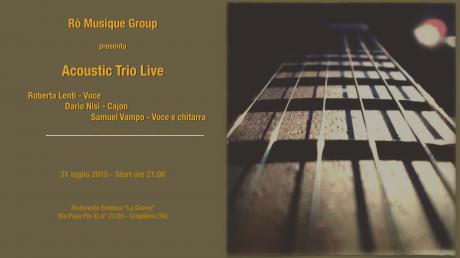 Acoustic Trio Live