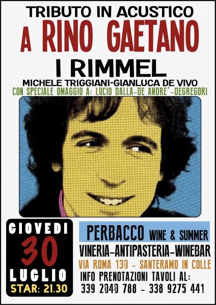 Tributo in Acustico a Rino Gaetano