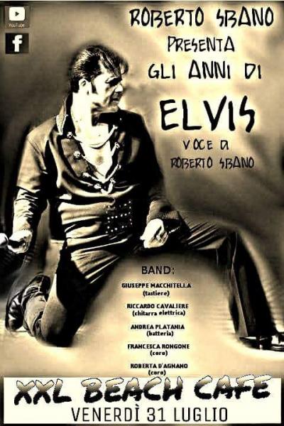 Roberto Sbano in "Gli Anni di Elvis"