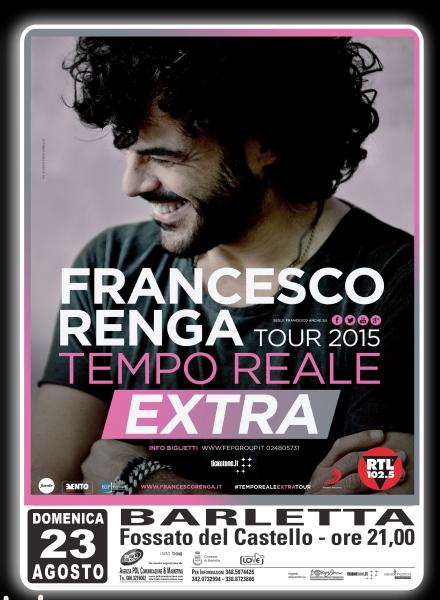 "Tempo Reale Extra Tour" Francesco Renga in concerto