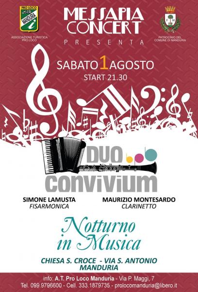 MESSAPIA CONCERT  :   Duo Convivium