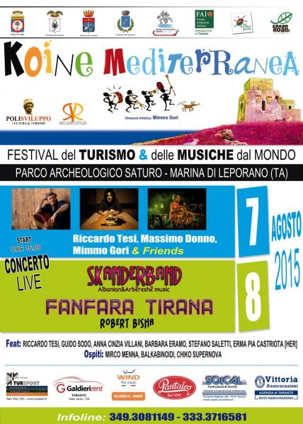 "Koinè Mediterranea" World Music & Touring Fest