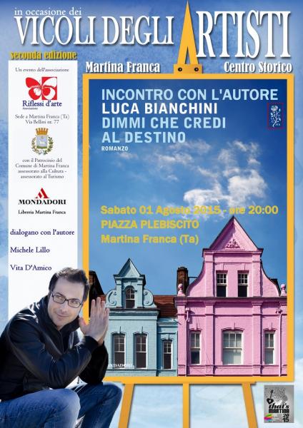 Incontro con l'autore: Luca Bianchini (#Vicoli2015)