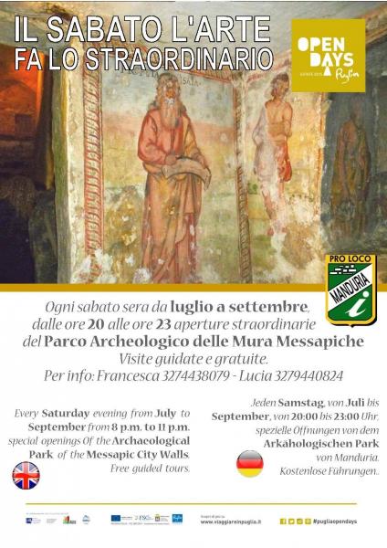 Puglia Open Days 2015  Manduria Parco Archeologico Delle Mura Messapiche