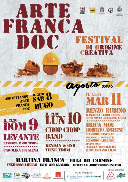 Bugo in concerto - Anteprima Arte Franca DOC