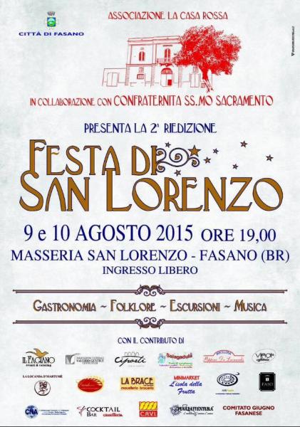 Festa di San Lorenzo  - 2a Riedizione –   “Gastronomia - Folklore – Escursioni – Musica”