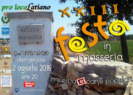 XXIII Festa in Masseria