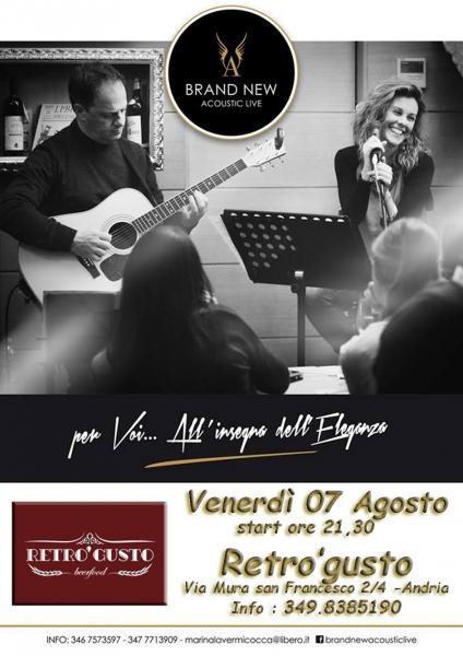 "Brand New Acoustic Live" at "RETRO'GUSTO" Beerfood