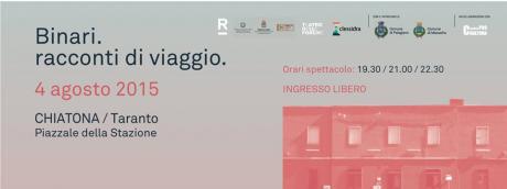 “BINARI. Racconti di viaggio”