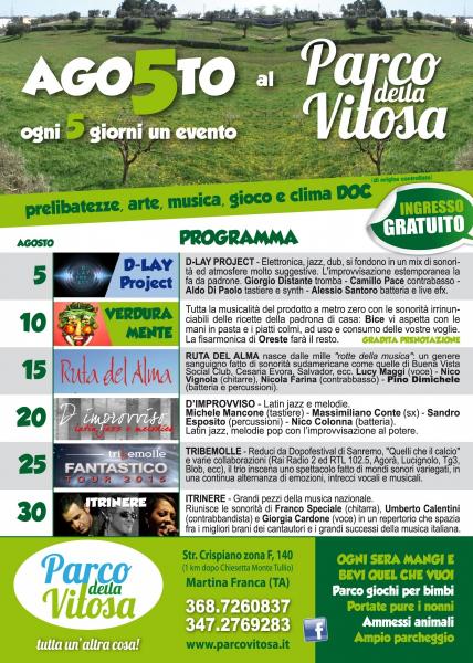 Agosto al Parco della Vitosa