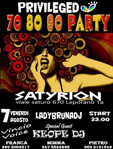 Serata 70 80 90