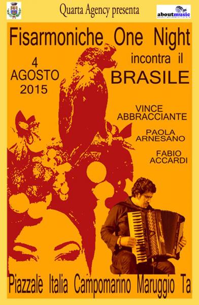 Fisarmoniche One Night 2015 -  7° Ediz - Incontra il Brasile