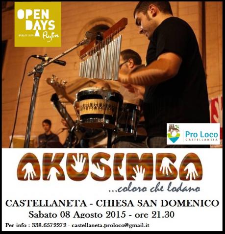 Puglia Open Days 2015 - Concerto degli AKUSIMBA