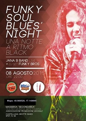 "JANA B BAND" + Dj Set  FUNKY BROS