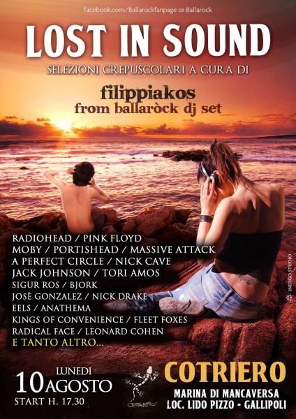 Lost in Sound al Cotriero. Le selezioni al tramonto di  Filippiakos da Ballaròck.
