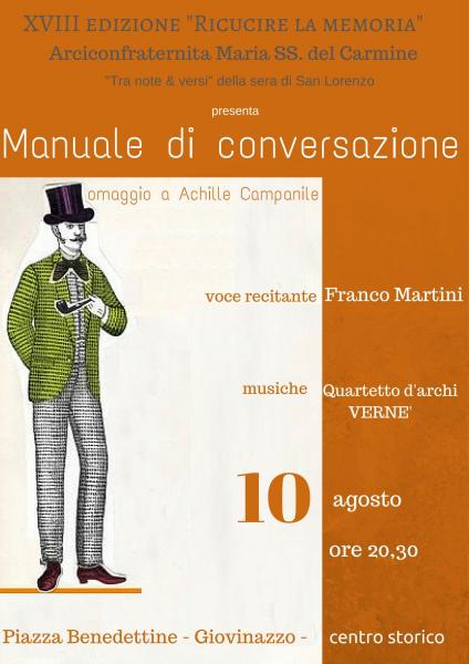 "Manuale di conversazione - omaggio a Achille Campanile"