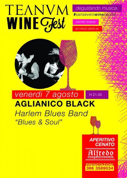 Teanum Wine Fest: il 7 Agosto Gli Harlem Blues Band