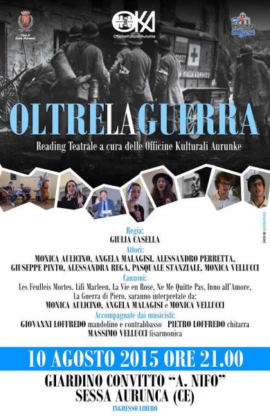 Oltre la Guerra - Reading teatrale