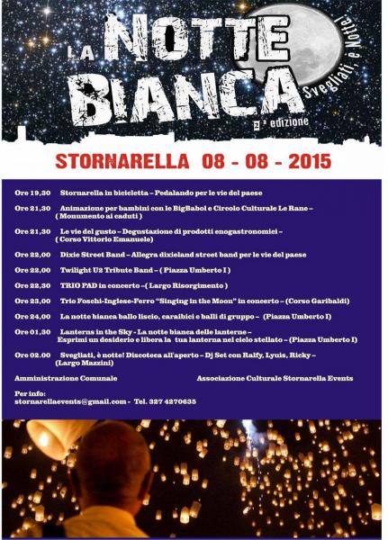 NOTTE BIANCA "Svegliati, è NOTTE!"